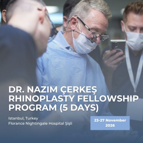 _MEETING PRODUCT IMAGES Dr. Nazım Çerkeş Hands-on Rhinoplasty Fellowship (5 Day Program)